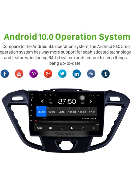 Ford Transıt Tourneo 2017 Android Auto Carplay Navigasyon Multimedya Sistemi fırsatları