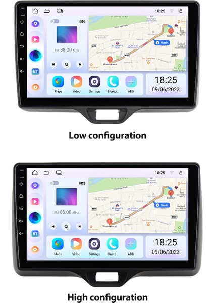 Toyota Yaris 2018-2019 Android Auto Carplay Navigasyon Multimedya Sistemi