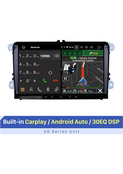 Volkswagen Evrensel Skoda Android Auto Carplay Navigasyon Multimedya Sistemi