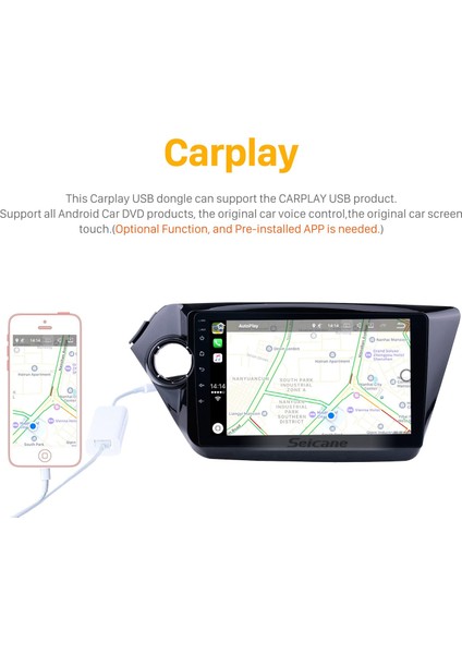 Kıa K2 Rıo 2011-2015 Android Auto Carplay Navigasyon Multimedya Sistemi fiyatları
