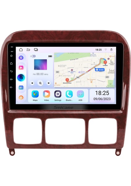 Mercedes Benz S Sınıfı W220 S280 S320 S350 S400 S430 S500 1998-2005 Android Auto Carplay Navigasyon Multimedya Sistemi