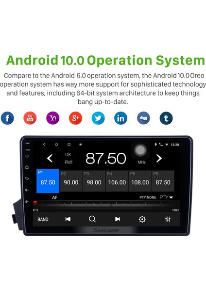Ssangyong Actyon/kyron 2005-2011 Android Auto Carplay Navigasyon Multimedya Sistemi fırsatları