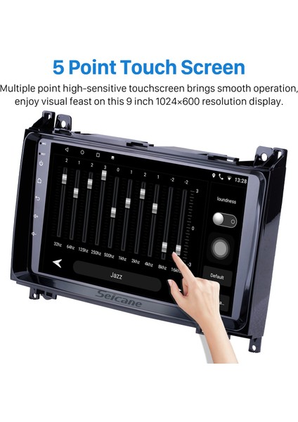 Volkswagen Crafter Mercedes Benz Viano / Vito / B Sınıfı W245 / Sprinter / A Sınıfı W169 2000-2015 Android Auto Carplay Navigasyon Multimedya Sistemi indirimleri