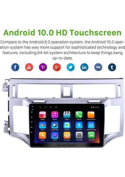 Toyota Avalon 2006-2010 Android Auto Carplay Navigasyon Multimedya Sistemi fırsatları