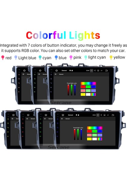 Toyota Corolla 2006-2011 Android Auto Carplay Navigasyon Multimedya Sistemi fırsatları