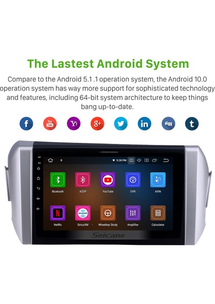 Toyota Innova 2015-2018 Android Auto Carplay Navigasyon Multimedya Sistemi indirimleri