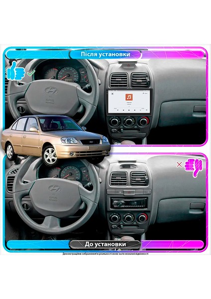 Hyundai Accent 2 1999-2007 Android Multimedya Sistemi fiyatları