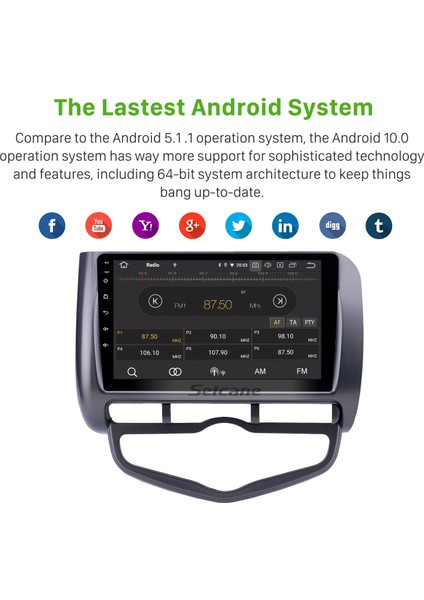 Honda Jazz City Otomatik Ac 2006 Android Auto Carplay Navigasyon Multimedya Sistemi indirimleri