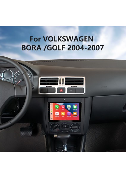 Volkswagen Bora / Golf 2004-2007 Android Auto Carplay Navigasyon Multimedya Sistemi
