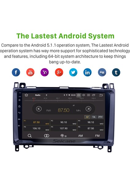 Mercedes Benz Viano Vito 2006-2012 Android Auto Carplay Navigasyon Multimedya Sistemi fırsatları