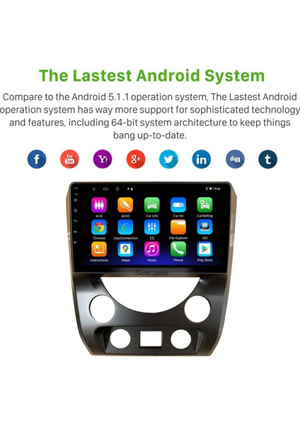 Ssang Yong Rexton W 2014-2016 Android Auto Carplay Navigasyon Multimedya Sistemi modelleri