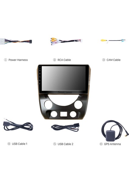 Ssang Yong Rexton W 2014-2016 Android Auto Carplay Navigasyon Multimedya Sistemi indirimleri