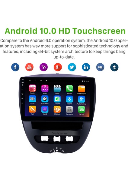 Toyota Aygo 2005-2014 Android Auto Carplay Navigasyon Multimedya Sistemi fırsatları