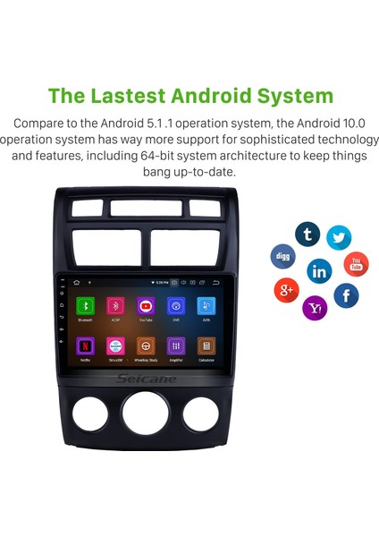 Kıa Sportage Otomatik Klima 2007-2017 Android Auto Carplay Navigasyon Multimedya Sistemi indirimleri