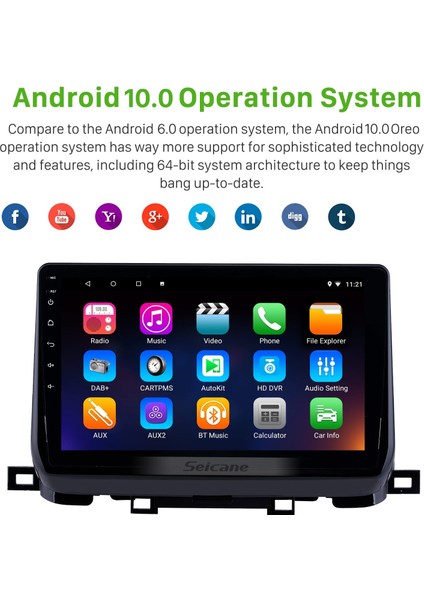 Kıa Sportager 2018 Android Auto Carplay Navigasyon Multimedya Sistemi modelleri