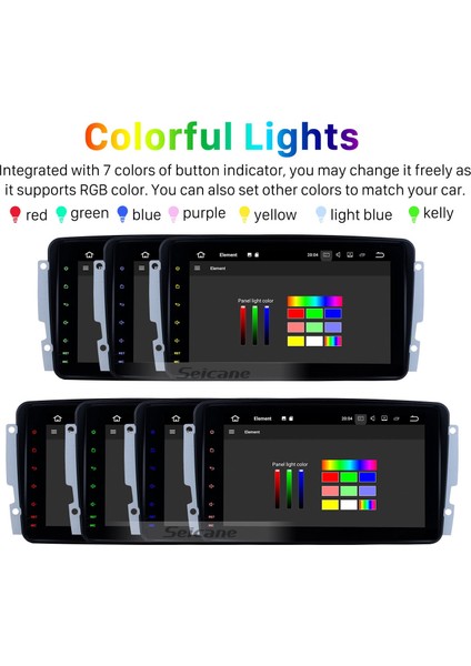 Mercedes-Benz 1998-2004 Clk Sınıfı W209 CLK200 CLK230 CLK320 CLK430 CLK55 Android Auto Carplay Navigasyon Multimedya Sistemi fırsatları