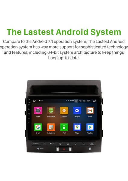 Toyota Land Cruıser 2006-2015 Android Auto Carplay Navigasyon Multimedya Sistemi fırsatları