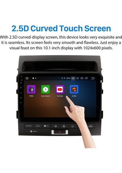 Toyota Land Cruıser 2006-2015 Android Auto Carplay Navigasyon Multimedya Sistemi indirimleri