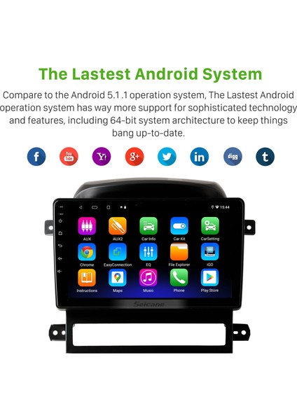 Chevrolet Captıva 2009-2012 Android Auto Carplay Navigasyon Multimedya Sistemi modelleri