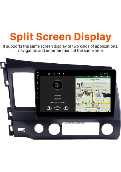 Honda Civic 2006-2011 Android Auto Carplay Navigasyon Multimedya Sistemi modelleri