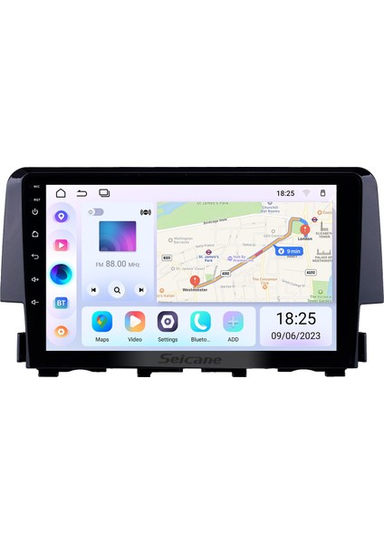 Honda Civic 2015-2016 Android Auto Carplay Navigasyon Multimedya Sistemi