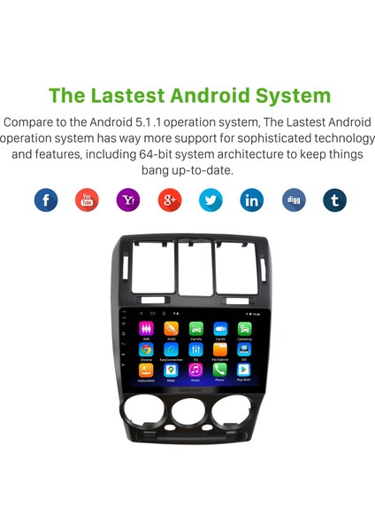 Hyundaı Getz 2002-2011 Android Auto Carplay Navigasyon Multimedya Sistemi modelleri