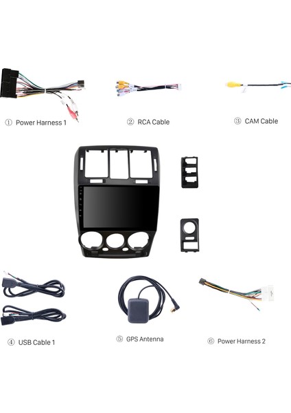 Hyundaı Getz 2002-2011 Android Auto Carplay Navigasyon Multimedya Sistemi indirimleri