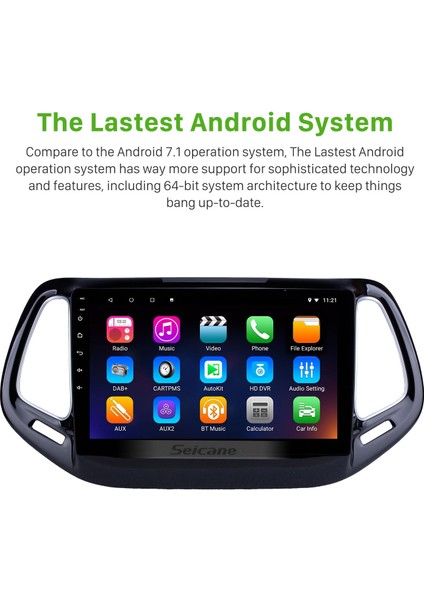 Jeep Compass 2017 Android Auto Carplay Navigasyon Multimedya Sistemi fırsatları