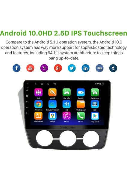 Mıtsubıshı V3 Lıngyue Lhd 2015-2018 Android Auto Carplay Navigasyon Multimedya Sistemi fırsatları