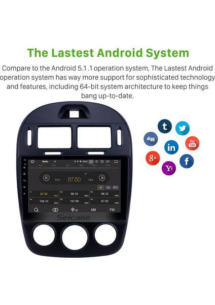 Kia Cerato Manuel A/c 2017-2019 Android Auto Carplay Navigasyon Multimedya Sistemi indirimleri