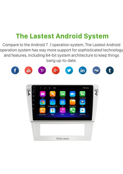 Volkswagen Passat B7 2009-2011 Android Auto Carplay Navigasyon Multimedya Sistemi