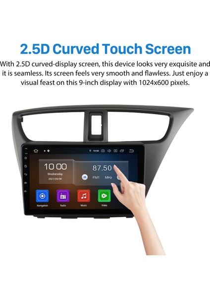 Honda Cıvıc 2012 Android Auto Carplay Navigasyon Multimedya Sistemi indirimleri