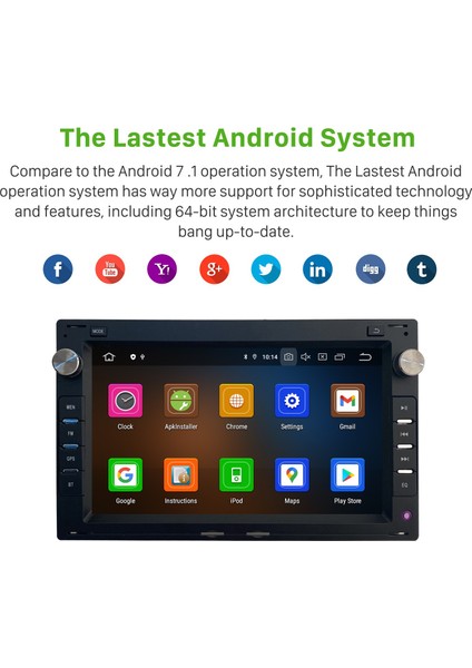 Volkswagen Passat B5 B6 2004-2010 Android Auto Carplay Navigasyon Multimedya Sistemi