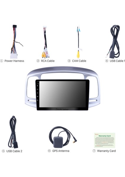 Hyundai Accent 2006-2011 Android Auto Carplay Navigasyon Multimedya Sistemi indirimleri