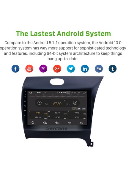 Kia K3 2012-2016 Android Auto Carplay Navigasyon Multimedya Sistemi indirimleri