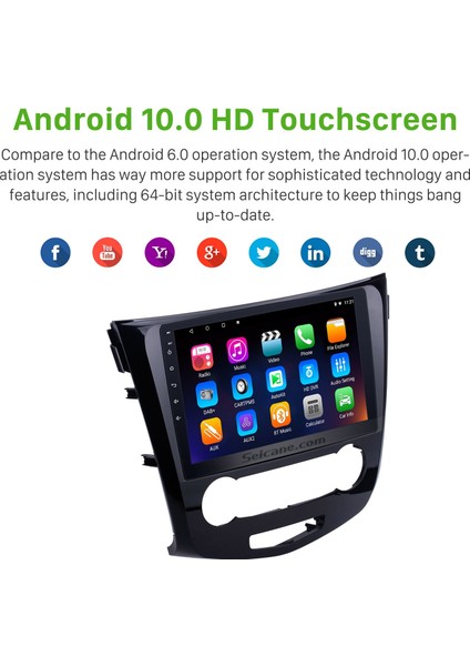 Nissan Qashqai 2012-2017 Android Auto Carplay Navigasyon Multimedya Sistemi fırsatları