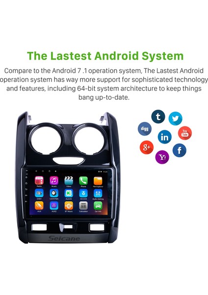 Renault Duster 2015-2020 Android Auto Carplay Navigasyon Multimedya Sistemi fırsatları