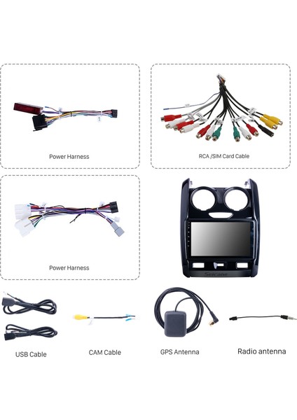 Renault Duster 2015-2020 Android Auto Carplay Navigasyon Multimedya Sistemi indirimleri