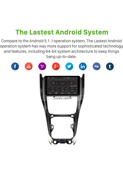 Toyota Harrıer 2015-2017 Android Auto Carplay Navigasyon Multimedya Sistemi indirimleri