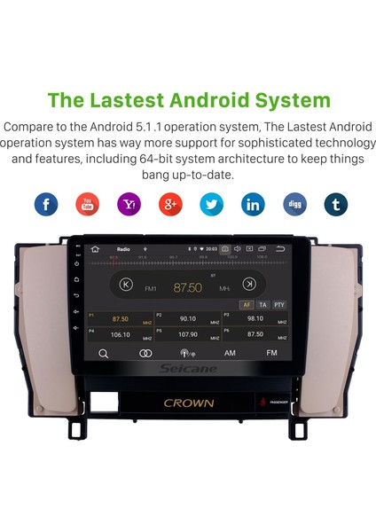 Toyota Eski Taç 2012-2014 Android Auto Carplay Navigasyon Multimedya Sistemi indirimleri