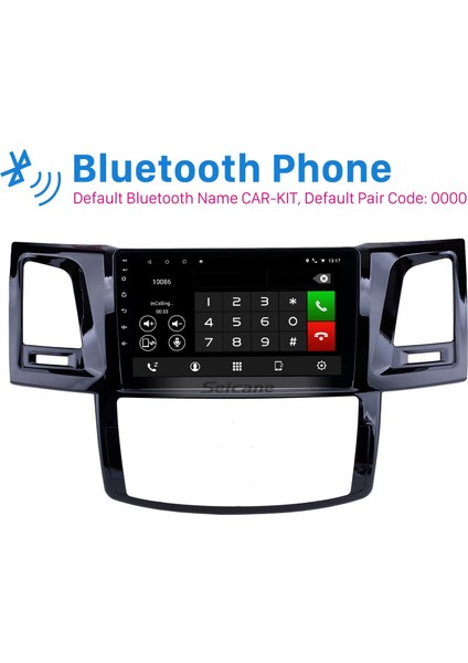 Toyota Fortuner Hilux 2008-2014 Android Auto Carplay Navigasyon Multimedya Sistemi modelleri