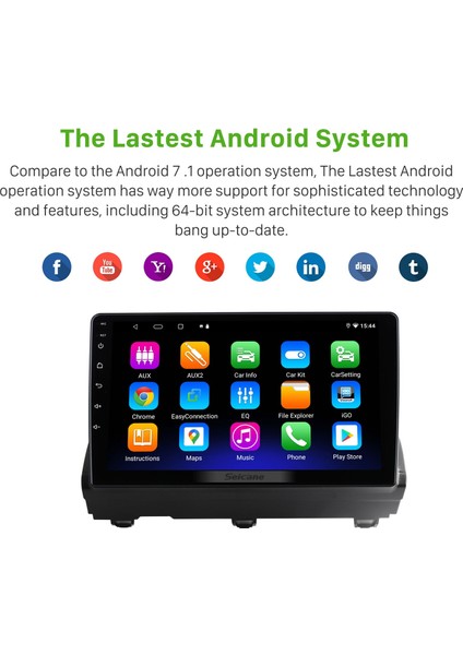 Renault Sandero Talıant 2021 Android Auto Carplay Navigasyon Multimedya Sistemi modelleri