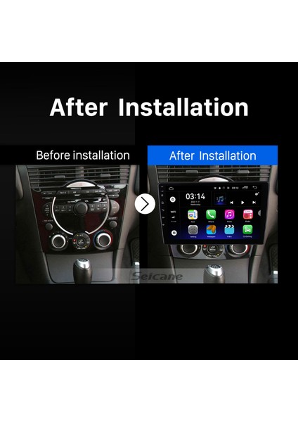 Mazda Rx-8 2003-2008 Android Auto Carplay Navigasyon Multimedya Sistemi indirimleri
