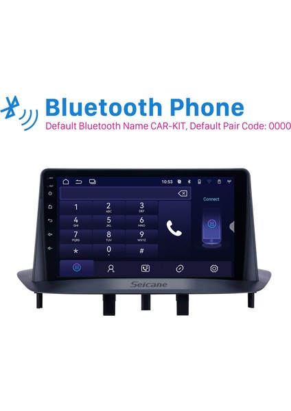 Renault Megane 3 Fluence 2008-2022 Android Auto Carplay Navigasyon Multimedya Sistemi