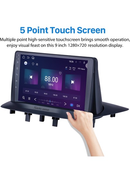 Renault Megane 3 Fluence 2008-2022 Android Auto Carplay Navigasyon Multimedya Sistemi