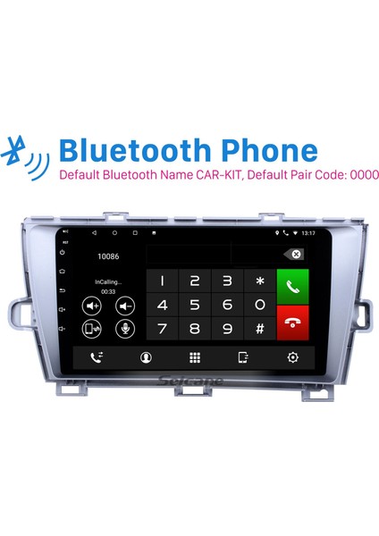 Toyota Prius 2009-2013 Android Auto Carplay Navigasyon Multimedya Sistemi modelleri