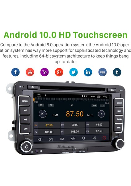 Volkswagen Magotan 2006-2012 Android Auto Carplay Navigasyon Multimedya Sistemi indirimleri