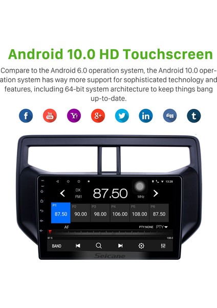Toyota Rush 2010-2019 Android Auto Carplay Navigasyon Multimedya Sistemi