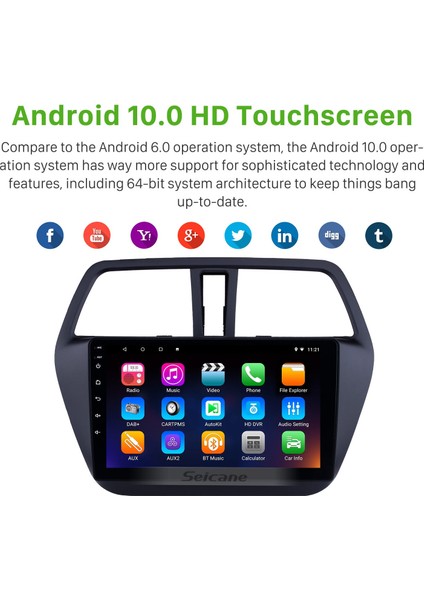 Suzuki S-Cross Sx4 2014-2017 Android Auto Carplay Navigasyon Multimedya Sistemi fırsatları