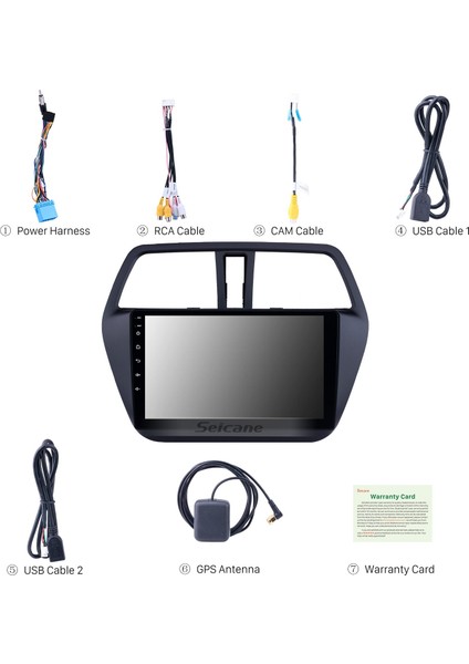 Suzuki S-Cross Sx4 2014-2017 Android Auto Carplay Navigasyon Multimedya Sistemi indirimleri